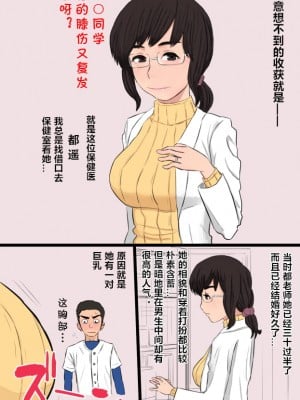 [金珠狼] 憧れだった保健医のオバさんで童貞を卒業した話 [cqxl自己汉化]_02