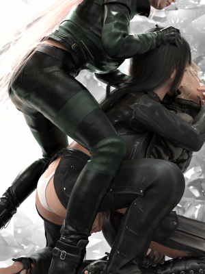 [Pixiv] C plenet(39489612) 2022-01-13_79569651_p7 leather clothes with 3girls