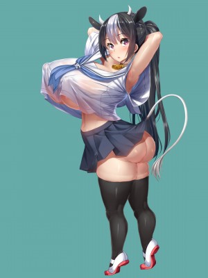 (同人CG集) [かわはぎ亭] ウシ娘__-搾乳物語-_bonus_085