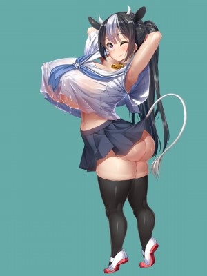 (同人CG集) [かわはぎ亭] ウシ娘__-搾乳物語-_bonus_086