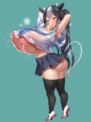 (同人CG集) [かわはぎ亭] ウシ娘__-搾乳物語-_bonus_093