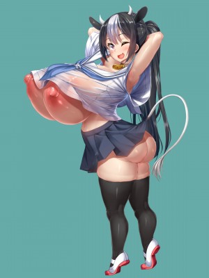 (同人CG集) [かわはぎ亭] ウシ娘__-搾乳物語-_bonus_091