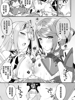 (C99) [ゆーき乳業 (悠木しん)] 光さす炎天の導き (ゼノブレイド2) [中国翻訳]_13