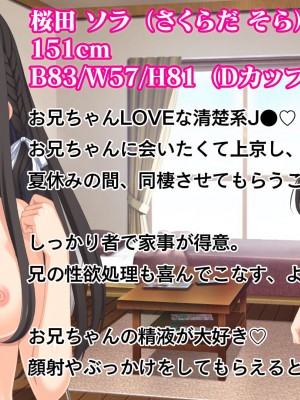 [スタジオ山ロマン  (幸餅きなこ)] 「お兄ちゃん…もっとエッチしよ-」処女の妹とラブラブ近親相姦、中出しハメまくりの夏休み性活_002_a_000_2