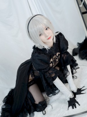 51酱 - NO.02 2B Black Bride_21_www.8kcosplay.com22