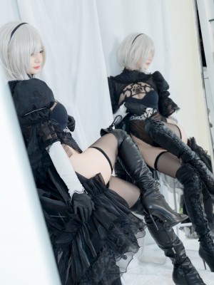 51酱 - NO.02 2B Black Bride_14_www.8kcosplay.com15