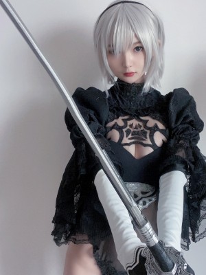 51酱 - NO.02 2B Black Bride_34_www.8kcosplay.com34