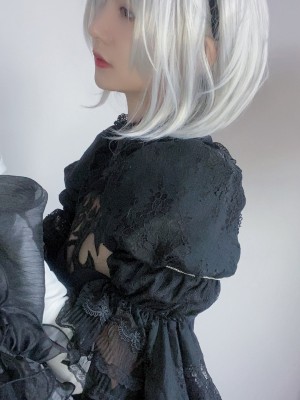 51酱 - NO.02 2B Black Bride_41_www.8kcosplay.com41