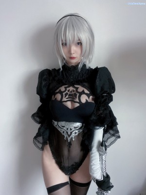 51酱 - NO.02 2B Black Bride_31_www.8kcosplay.com31