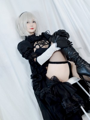 51酱 - NO.02 2B Black Bride_18_www.8kcosplay.com18