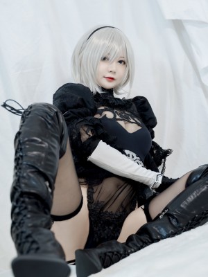 51酱 - NO.02 2B Black Bride_27_www.8kcosplay.com27