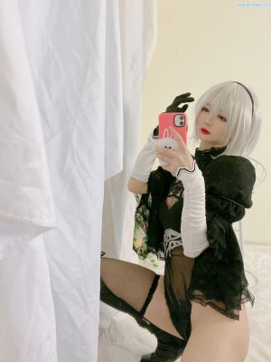 51酱 - NO.02 2B Black Bride_48_www.8kcosplay.com48