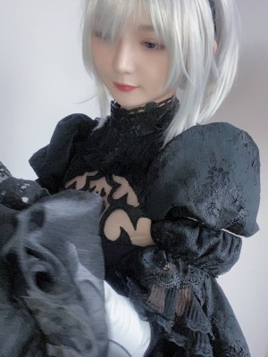 51酱 - NO.02 2B Black Bride_36_www.8kcosplay.com36