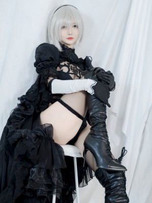 51酱 - NO.02 2B Black Bride_19_www.8kcosplay.com19