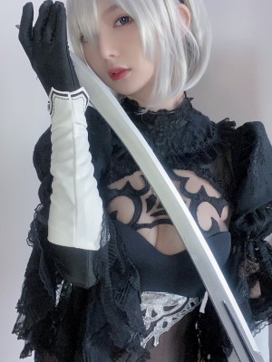 51酱 - NO.02 2B Black Bride_38_www.8kcosplay.com38