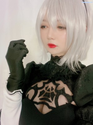 51酱 - NO.02 2B Black Bride_50_www.8kcosplay.com50