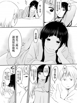 [みまもり亭 (みまもり園長)] 3万円でやらせてくれる妹ちゃんのお話 [中国翻訳] [DL版]_04