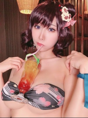 HaneAme 雨波 — Katsushika Hokusai - Painting Summer [Fate Grand Order]_12_HaneAme_as_Painting_Summer_Katsushika_Hokusai_selfies_5_exhentai.org_Sword_Maiden_Cosplay_by_Hane