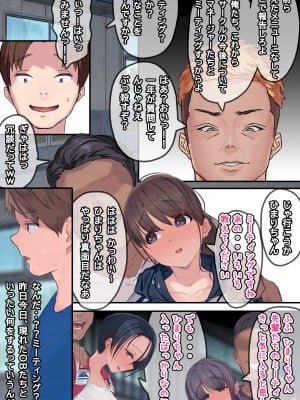 [よもだよも] ヤリサーの中で僕だけ純情。ずっとずっと大好きだった憧れの女子マネージャーが、オラオラ系絶倫OBたちにやりたい放題やられちゃうのをただ見ていることしかできない僕。_015