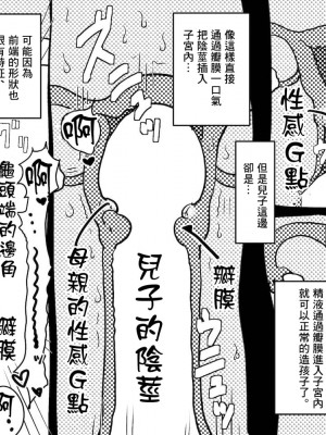 [JUNKセンター亀横ビル] ヤリたい盛りの息子と多淫症のお母さんとの性生活の日常の話 [中国翻訳]_30