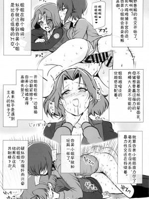 [蝶咲个人汉化] (ふたけっと5) [虞犯少年] ふたまほせーよく日記 (ガールズ&パンツァー)_12