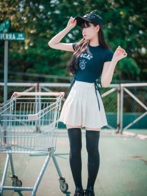 [DJAWA] Jeong Jenny  - Classic Athletic Girl in Navy Blue_16