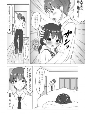 [綿貫スイ] 妹の看病をしていたらいつの間にか挿入していた話_03