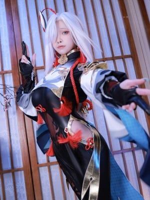 水淼aqua Vol.116 原神 申鹤_Coser-aqua-Vol.116-T.ME-COSPLAYSETS-003