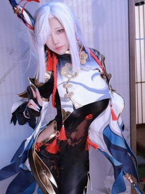 水淼aqua Vol.116 原神 申鹤_Coser-aqua-Vol.116-T.ME-COSPLAYSETS-011