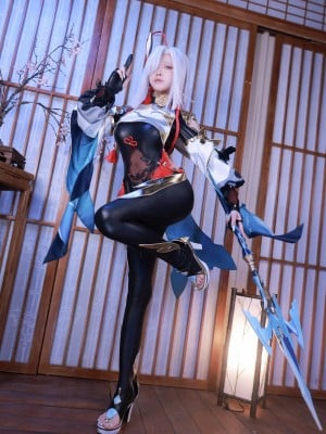 水淼aqua Vol.116 原神 申鹤_Coser-aqua-Vol.116-T.ME-COSPLAYSETS-002