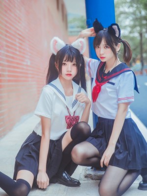 桜桃喵 Vol.002 JK百合 2(桜桃喵&疯猫ss)_Coser-Cherry-neko-Vol.003-JK2Cherry-nekoandss-011 (T.ME-COSPLAYSETS)