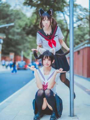 桜桃喵 Vol.002 JK百合 2(桜桃喵&疯猫ss)_Coser-Cherry-neko-Vol.003-JK2Cherry-nekoandss-023 (T.ME-COSPLAYSETS)