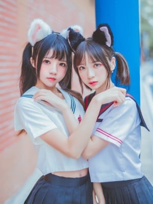 桜桃喵 Vol.002 JK百合 2(桜桃喵&疯猫ss)_Coser-Cherry-neko-Vol.003-JK2Cherry-nekoandss-006 (T.ME-COSPLAYSETS)