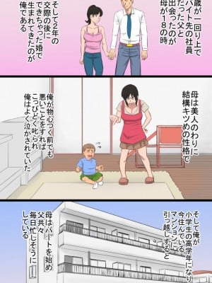 [金珠狼] 35歳の俺の母ちゃんが性的過ぎて鬼ツラい!!!!!_0004