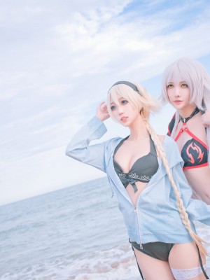 周叽是可爱兔兔 Vol.021 黑白贞双人泳衣_509_525 (T.ME-COSPLAYSETS)