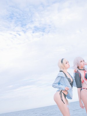 周叽是可爱兔兔 Vol.021 黑白贞双人泳衣_514_530 (T.ME-COSPLAYSETS)