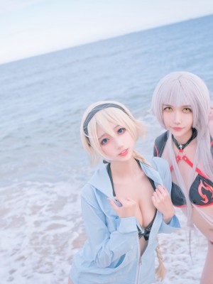 周叽是可爱兔兔 Vol.021 黑白贞双人泳衣_513_529 (T.ME-COSPLAYSETS)