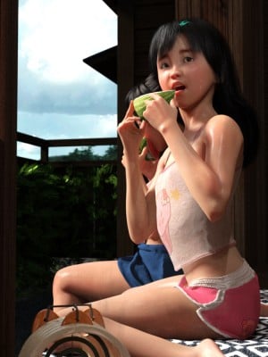 [3D][BlackK Studio] 忘れられない夏~夏休みに遊びに行ったら まさか叔母さんと従妹と…!!_0334