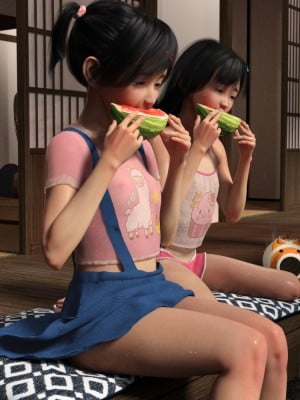 [3D][BlackK Studio] 忘れられない夏~夏休みに遊びに行ったら まさか叔母さんと従妹と…!!_0324