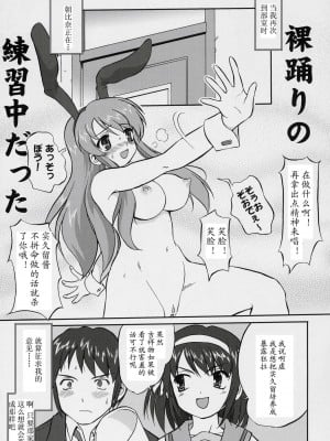 [桃華月憚个人汉化] (C70) [蛸壷屋 (TK)] 涼宮ハルヒの服従 (涼宮ハルヒの憂鬱)_14