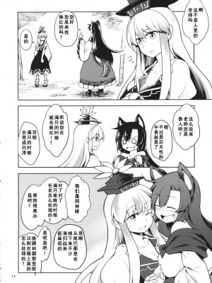 (東方合同祭事参) [Area-S (Dra)] 永遠亭うぇあうるふ (東方project) [中国翻訳]_13_13