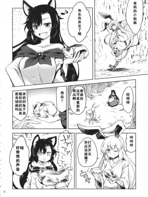 (東方合同祭事参) [Area-S (Dra)] 永遠亭うぇあうるふ (東方project) [中国翻訳]_09_9