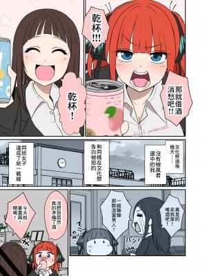 [毒猫ノイル] 酔った中野二乃に悪いことをする話 (五等分の花嫁) [中国翻訳]_02