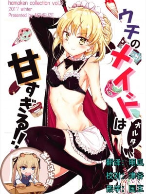 [靴下漢化組] (C93) [NOVELIZE (はまけん。)] ウチのメイドオルタは甘すぎる!! (Fate Grand Order)