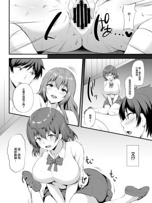 [どうしょく (如月なな)] 男が俺しかいない田舎の学校で痴女ビッチとヤリまくる話 [DL版][中国翻訳]_12