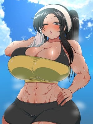 [アカガイ (マインスロア)]  爆乳腹筋ヤンキーの先輩って実はエロいって本当ですか-_192