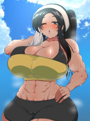 [アカガイ (マインスロア)]  爆乳腹筋ヤンキーの先輩って実はエロいって本当ですか-_193