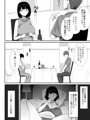 [ダイナミックマム (おのでら、うに18)] 裏アカ作っちゃいました～エロい自撮りがSNSでバズって年下の男とハメちゃった人妻菜々子の話～ [DL版]_12