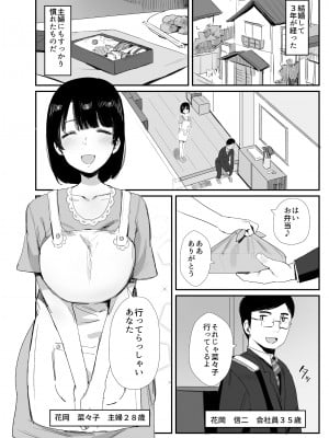 [ダイナミックマム (おのでら、うに18)] 裏アカ作っちゃいました～エロい自撮りがSNSでバズって年下の男とハメちゃった人妻菜々子の話～ [DL版]_02