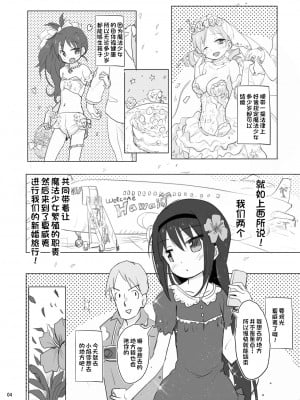 [■■■たんぽぽ■■■ (あんしんママ)] あなたのことが大好きなほむらちゃんと行く集団露出新婚旅行ハワイ!! (魔法少女まどか☆マギカ) [一只麻利的鸽子汉化] [DL版]_04